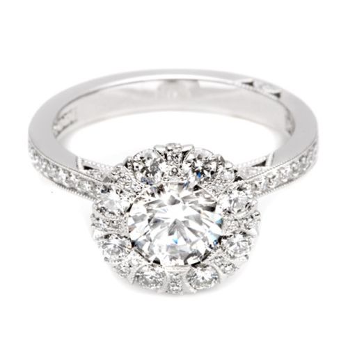 Simply Tacori 18 Karat Diamond Solitaire Engagement Ring 2642RD65 | TQ ...