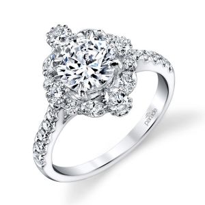 Parade Hera Bridal R4681 Platinum Diamond Engagement Ring | TQ Diamonds