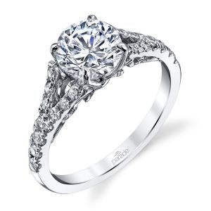 Parade Hera Bridal Platinum Diamond Engagement Ring R3727 | TQ Diamonds