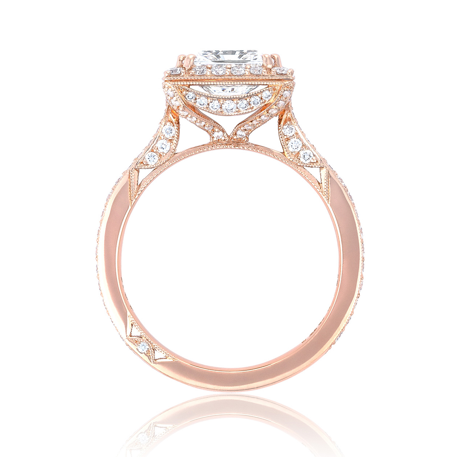 Tacori HT2652PR7PK 18 Karat RoyalT Engagement Ring | TQ Diamonds