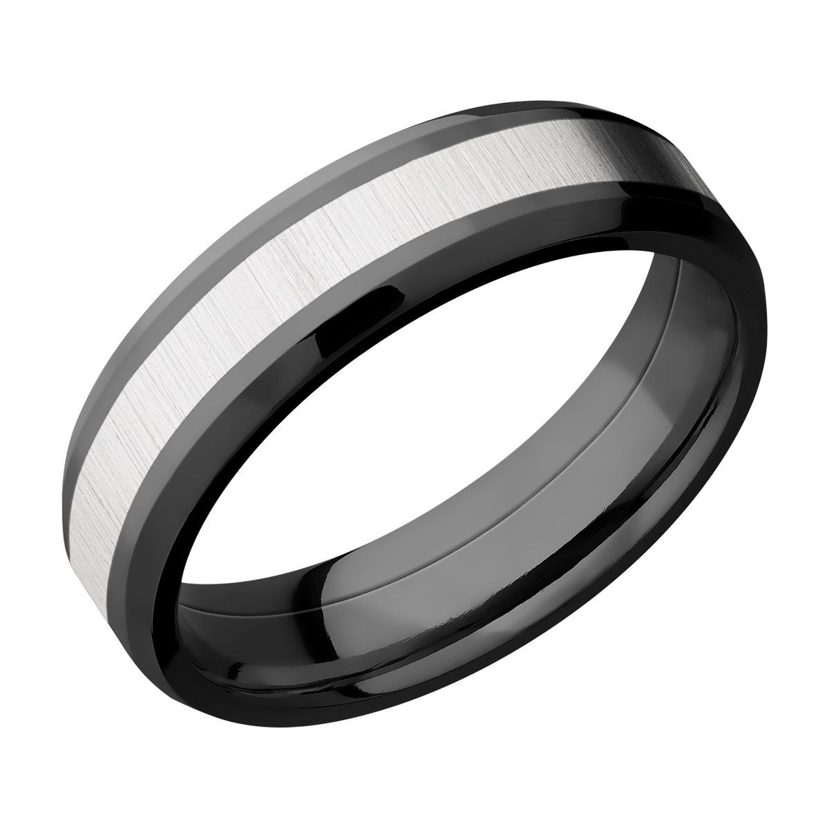 Lashbrook ZPF6B13(NS)/COBALT Zirconium Wedding Ring or Band | TQ Diamonds